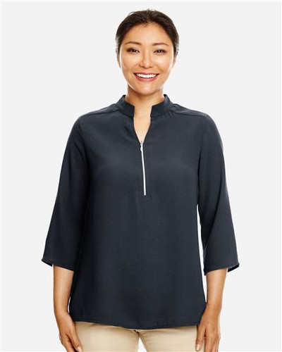 Devon & Jones DP611W Women's Perfect Fit™  Three-Quarter Sleeve Crepe Tunic