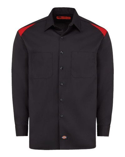 Dickies 6605T Men's Tall Long Sleeve Performance Team Shirt