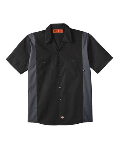 Dickies LS524T Men's Tall Industrial Colorblocked Short Sleeve Shirt