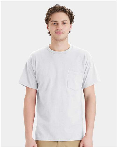 Hanes 5290P Essential-T Pocket T-Shirt