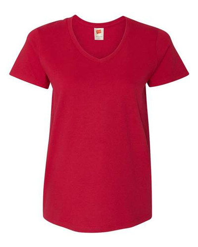 Hanes 5780 Women's Essential-T V-Neck T-Shirt