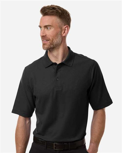 Harriton M105 Men's Maverick CVC Pique Polo