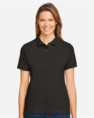 Harriton M200W Women's Cotton Polo