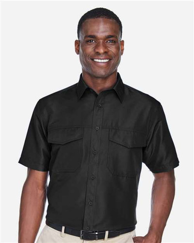 Harriton M580 Men's Key West Short Sleeve Performance Staff Shirt