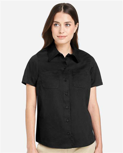 Harriton M585W Women's Advantage IL Short Sleeve Dress Shirt