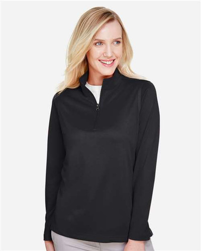 Harriton M748W Women's Advantage Snag Protection Plus Quarter-Zip Pullover