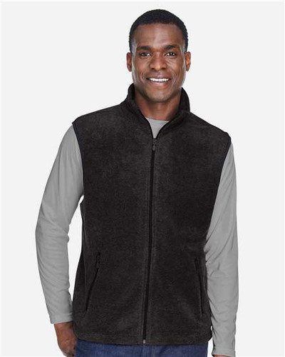 Harriton M985 Unisex Fleece Full-Zip Vest