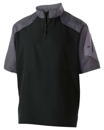 Holloway 229545 Unisex Raider Short Sleeve Quarter-Zip Pullover