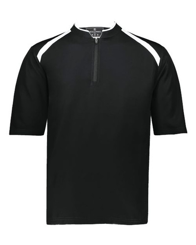 Holloway 229681 Youth Clubhouse Short Sleeve Quarter-Zip Pullover