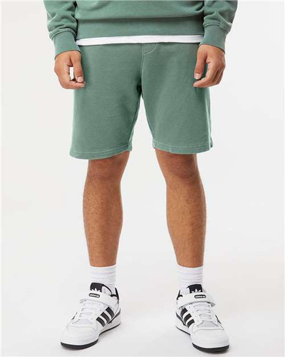 Independent Trading Co. PRM50STPD Unisex Pigment-Dyed Fleece Shorts