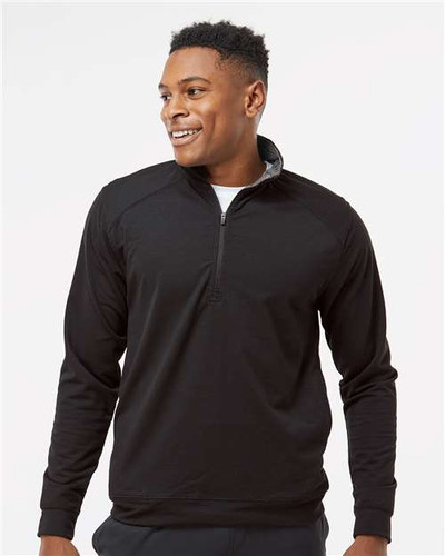 J. America 8434 Men's Omega Stretch Quarter-Zip Pullover