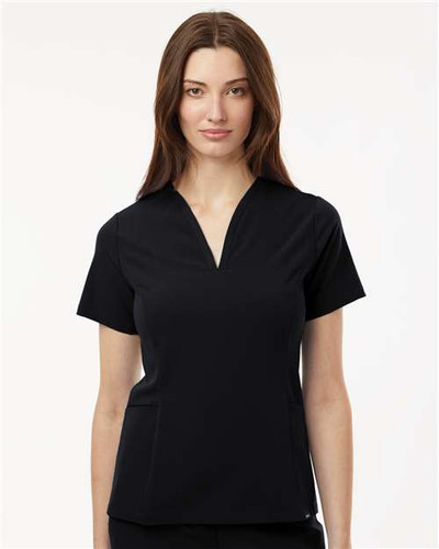 Jaanuu W10003 Women's Calix Fit & Flare Scrub V-Neck Top
