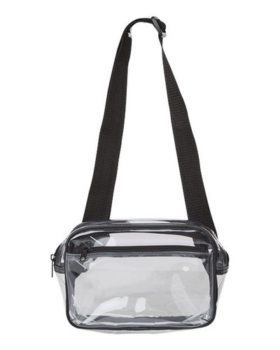 Liberty Bags 5778 Clear Stadium 2-Pocket Fanny Pack/Crossbody Bag