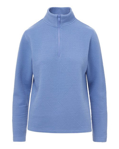 MV Sport W25145 Women's Zelda Zig Zag Quarter-Zip Pullover