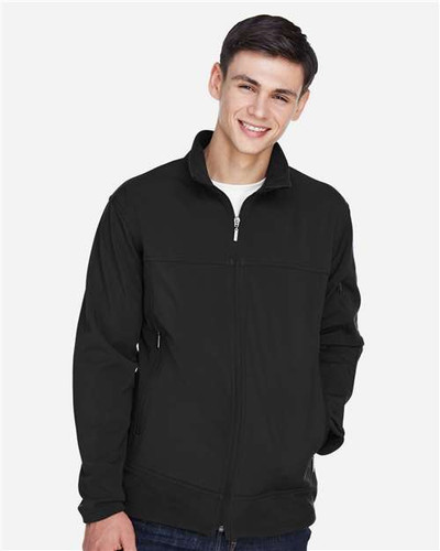 North End 88099 Men's Three Layer Fleece Performance Soft Shell Jacket