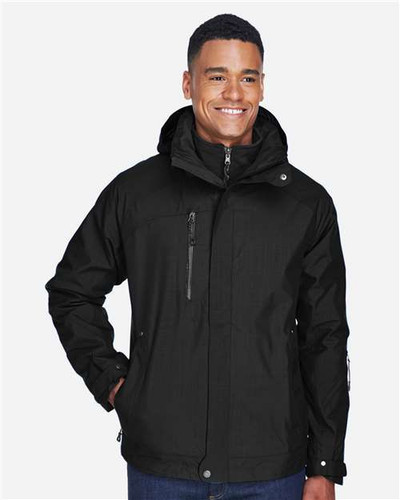 North End 88178 Men's Caprice 3-in-1 Jacket with Soft Shell Liner