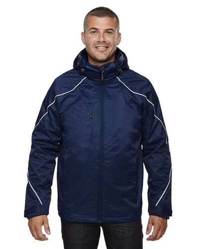 North End 88196T Men's Tall Angle 3-in-1 Jacket with Bonded Fleece Liner