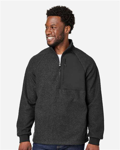 North End NE713 Men's Aura Sweater Fleece Quarter-Zip Pullover