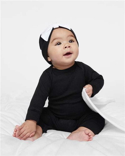 Rabbit Skins 4412 Infant Long Legged Baby Rib Bodysuit