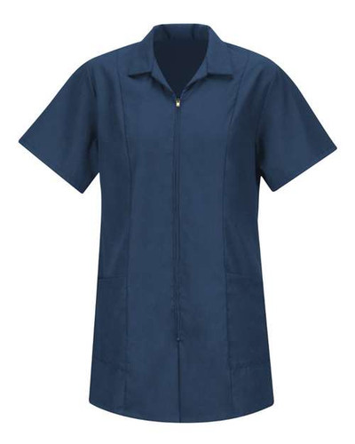 Red Kap KP43 Women's Zip Front Smock