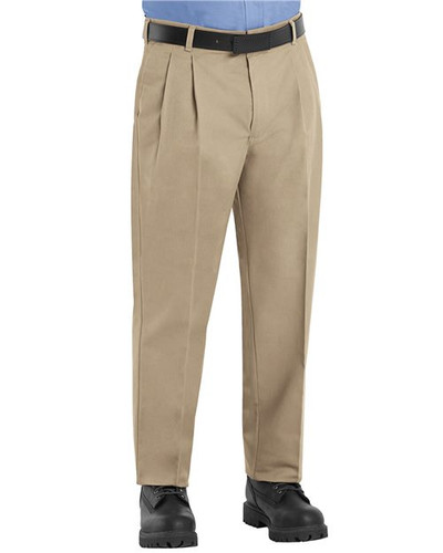 Red Kap PT38 Men's Pleated Twill Slacks