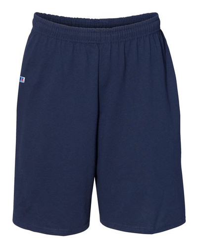 Russell Athletic 25843M Men's Cotton Classic Jersey Shorts with Pockets