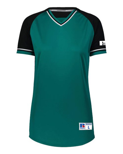 Russell Athletic R01X3X Women's Classic V-Neck Jersey