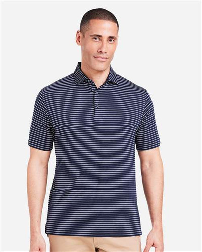 TASC Performance Inc TM546Y Men's Cloud Lightweight Polo Brookline Stripe