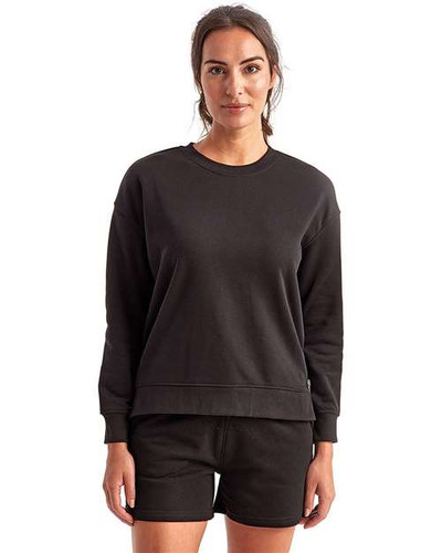 TriDri TD600 Women's Billie Side-Zip Crewneck Sweatshirt
