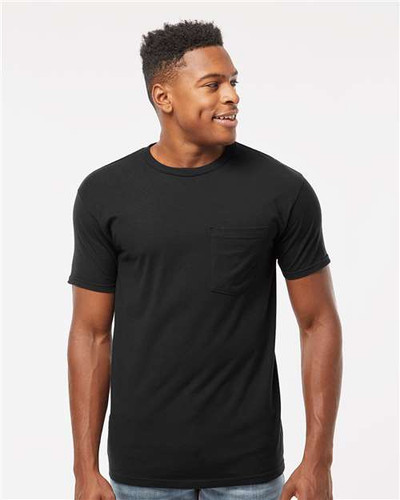 Tultex 293 Unisex Heavyweight Jersey Pocket T-Shirt