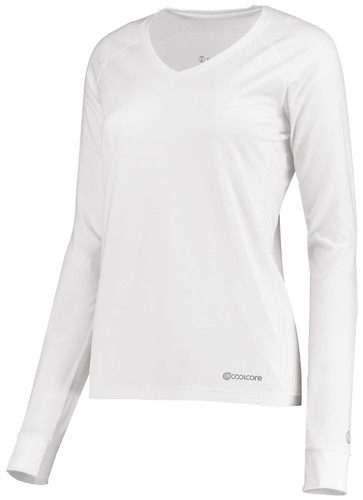 Holloway 222770 Ladies Electrify Long Sleeve Tee Powered By Coolcore®