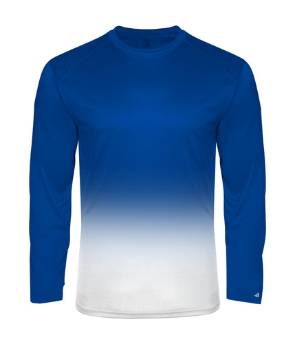 Badger Sport 220400 Ombre Long-Sleeved YOUTH Tee