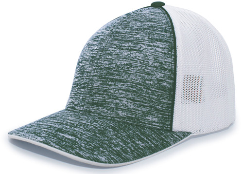 Pacific Headwear 406F Aggressive Heather Trucker Pacflex Cap