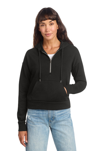 District DT1311 District Women's Perfect Tri Fleece 1/2-Zip Pullover