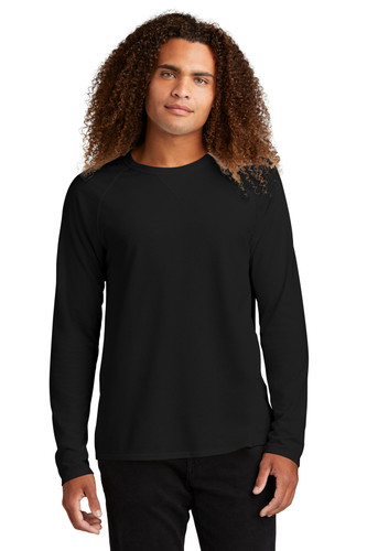 District DT572 District Featherweight French Terry Long Sleeve Crewneck