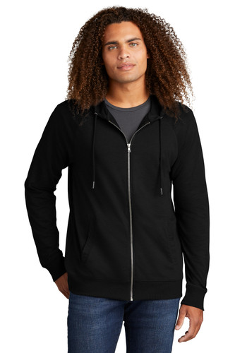 District DT573 District Featherweight French Terry Full-Zip Hoodie