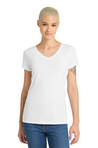 District DM1350L District Women's Perfect Tri V-Neck Tee