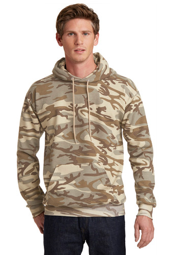 Port & Company PC78HC Core Fleece Camo Pullover Hooded Sweatshirt