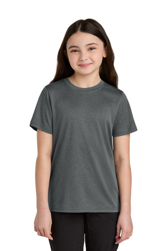 Port & Company PC390Y Youth Heather Performance Tee
