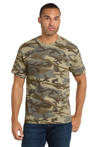 Port & Company PC54C Core Cotton Camo Tee