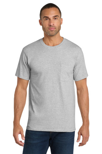 Port & Company PC54P Core Cotton Pocket Tee