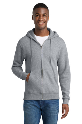Port & Company PC78ZH Core Fleece Full-Zip Hooded Sweatshirt