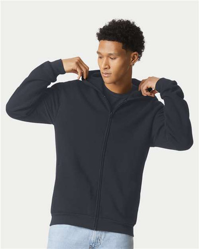 American Apparel RF497 Unisex ReFlex Fleece Full-Zip Hoodie Sweatshirt
