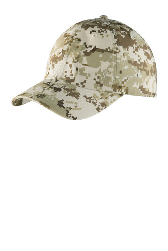 Port Authority C925 Digital Ripstop Camouflage Cap