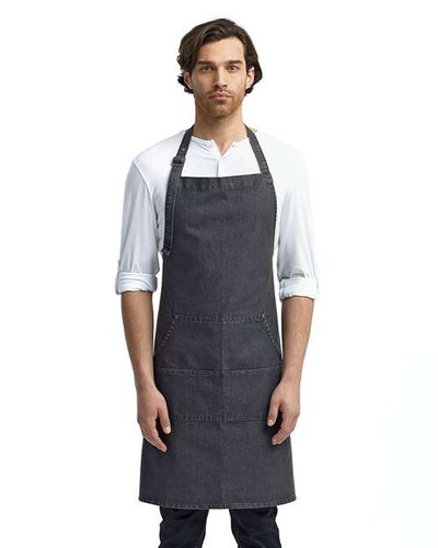 Artisan Collection by Reprime RP126 Jeans Stitch Denim Bib Apron