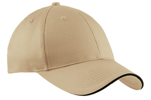 Port Authority CP85 Cotton Twill Sandwich Bill Cap