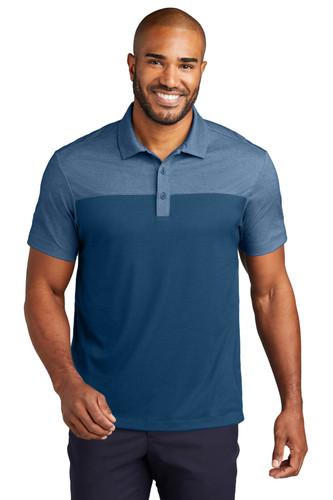 Port Authority K831 Fine Pique Blend Blocked Polo