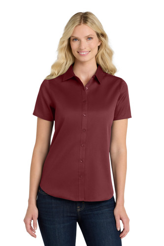 Port Authority LW809 Women's Short Sleeve SuperPro ReactTwill Shirt