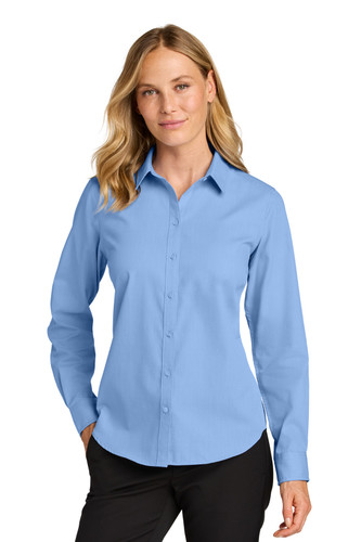 Port Authority LW816 Women's Long Sleeve Nailhead Easy Care Shirt