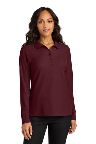 Port Authority LK200LS Women's Wearever Signature Pique Long Sleeve Polo